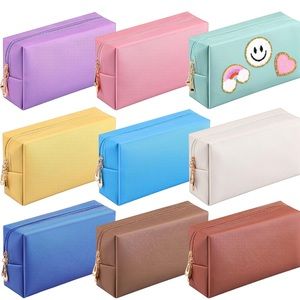 NEW 30 Pcs Makeup Bag PU Leather Cosmetic Bag/ Waterproof Toiletry Bags